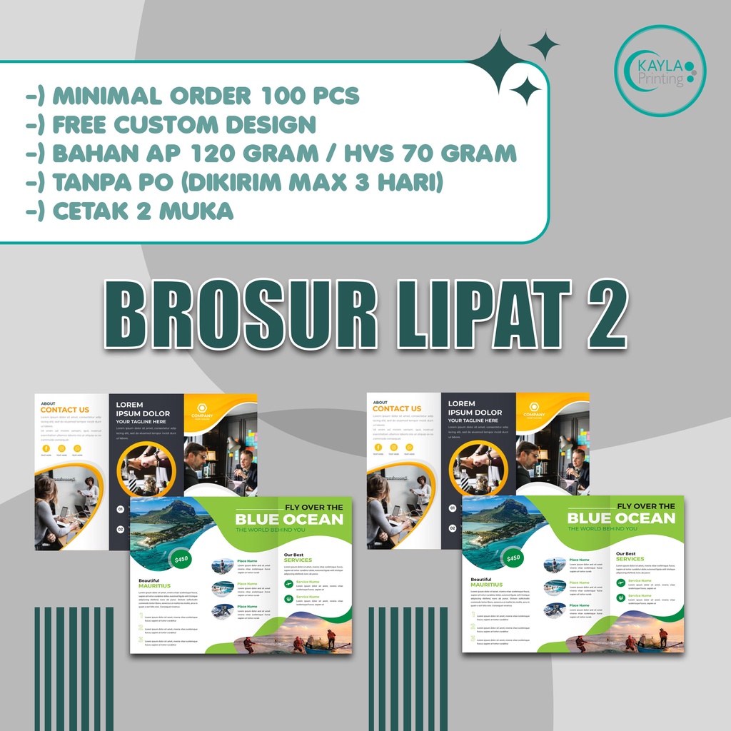 

Brosur A4 Lipat