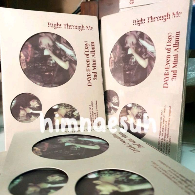 day6 even of day right through me album sealed
