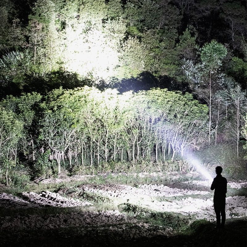 Senter Super Terang LED COB Jarak Jauh Super Jauh SL06