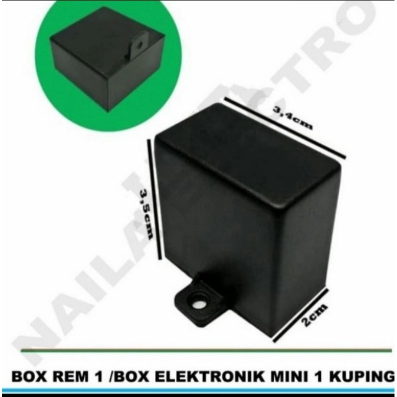 Box plastik rem 1 3.4 x 2 x 3,5cm isi 1000pcs