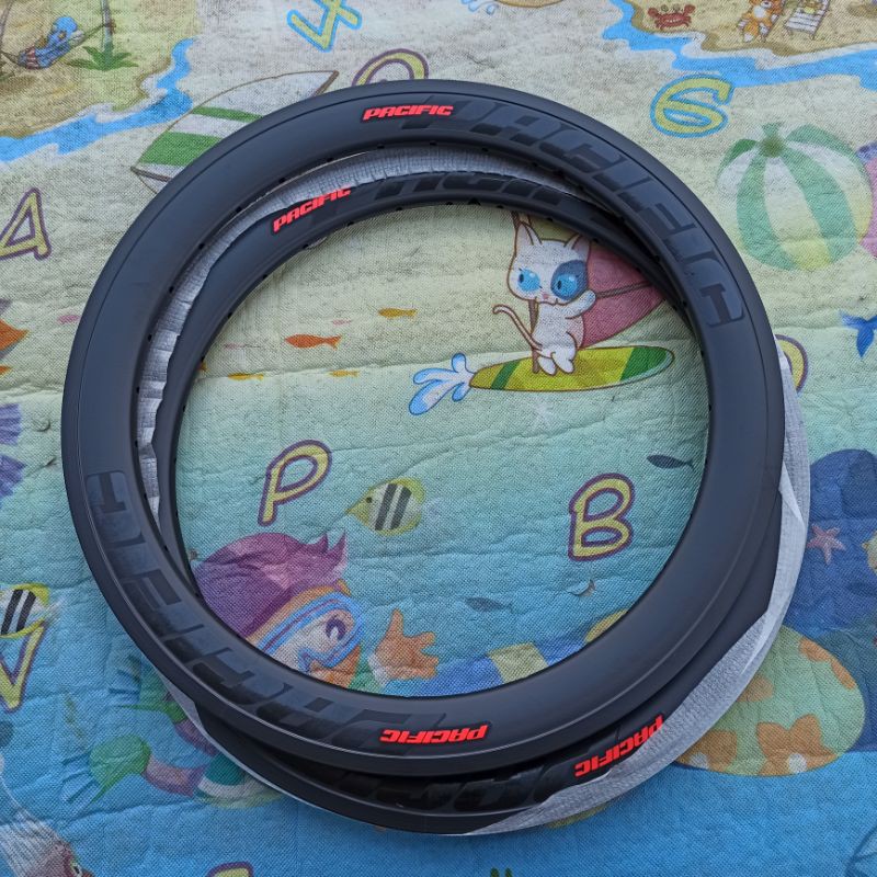 rims pacific 20 x 1.75 32 h velg sepeda Pacifik 20 murni 32h Seli lipat 20x1.75