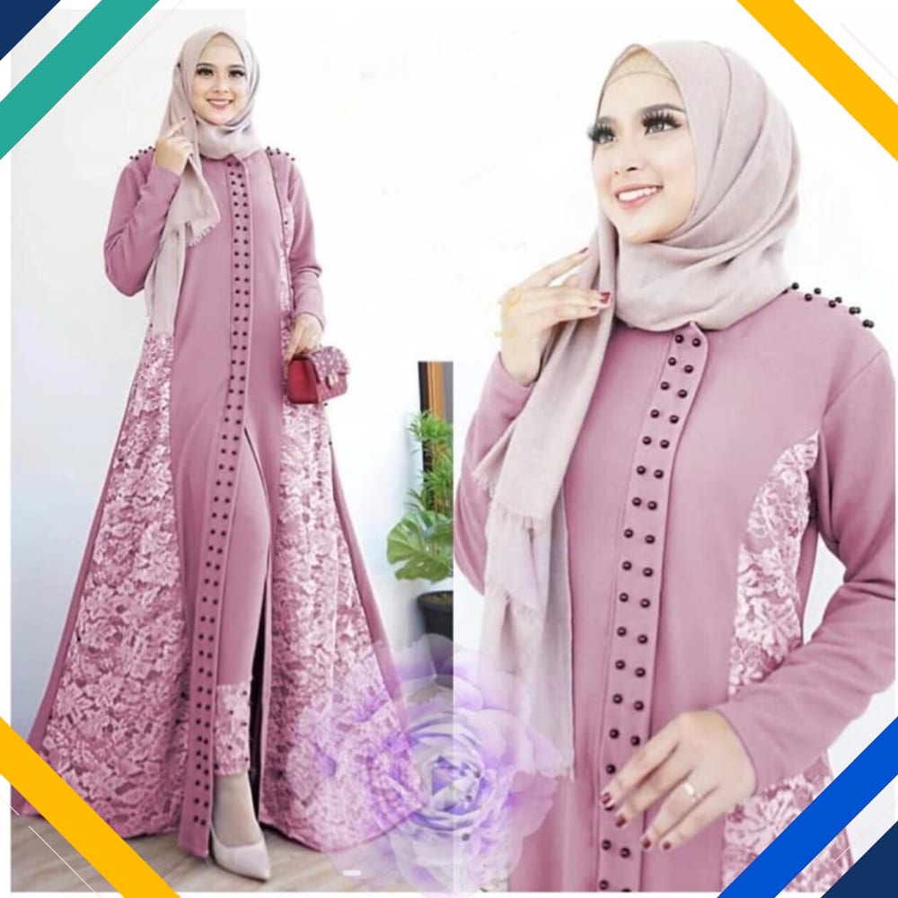 STELAN JOANNA DUSTY Kekinian Gamis 0121 Premium SIL