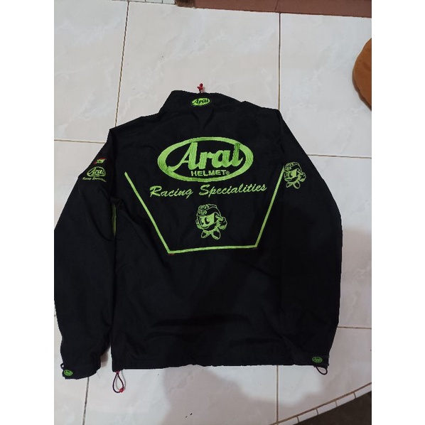 Jaket arai original waterproof