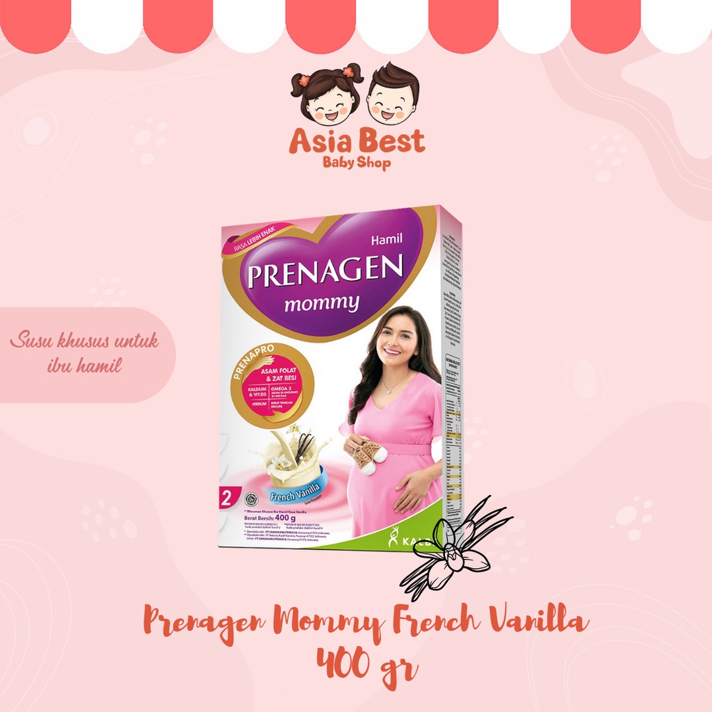 PRENAGEN MOMMY VANILLA 400 GR/susu khusus ibu hamil