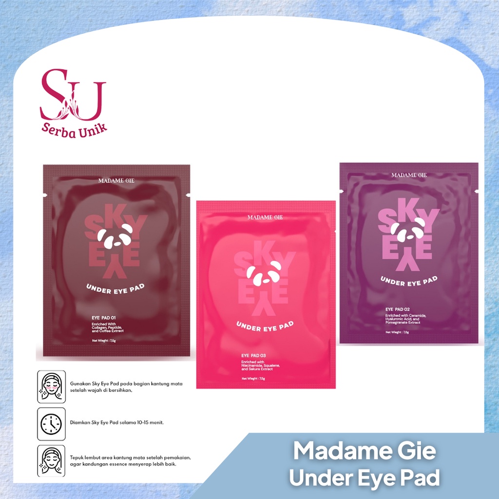 Madame Gie Sky Eye Under Pads | Masker Mata Jelly