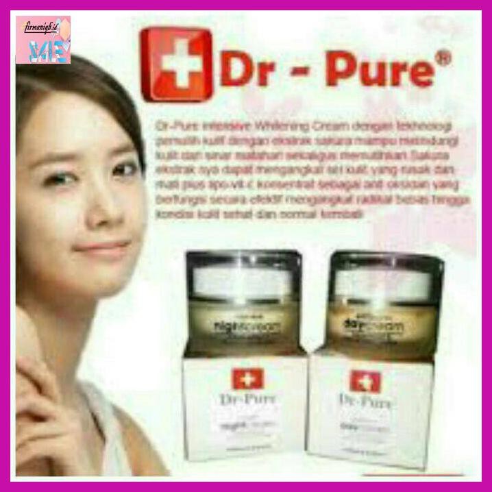 

Tekapwajah- Dr Pure Whitening Day & Night Cream Original - Day Craem -Asliii.