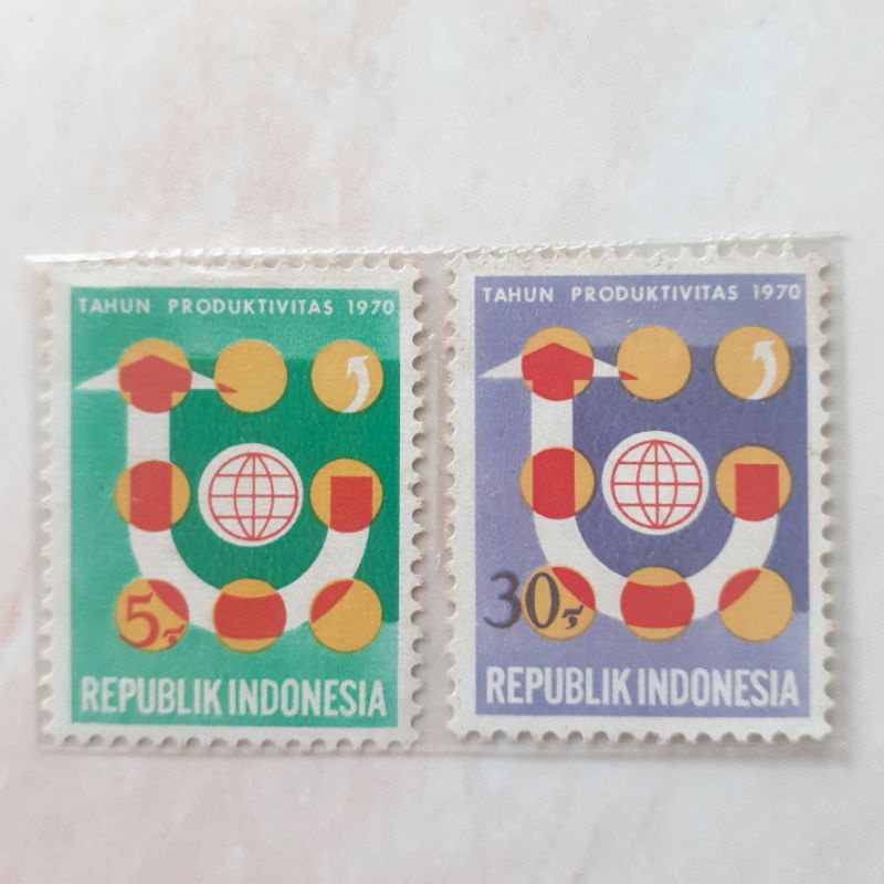 

Perangko Indonesia Tahun Produktivitas Asia Tahun 1970 set lengkap - 2pcs