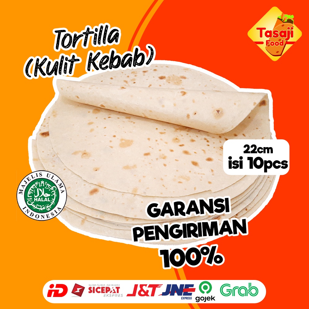 Jual Tortilla Sedang Kulit Kebab 22cm Isi 10 Pcs Shopee Indonesia