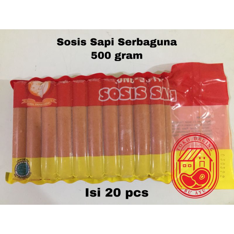 

Sosis Sapi Serbaguna One Suke 500 gram (20 pcs)