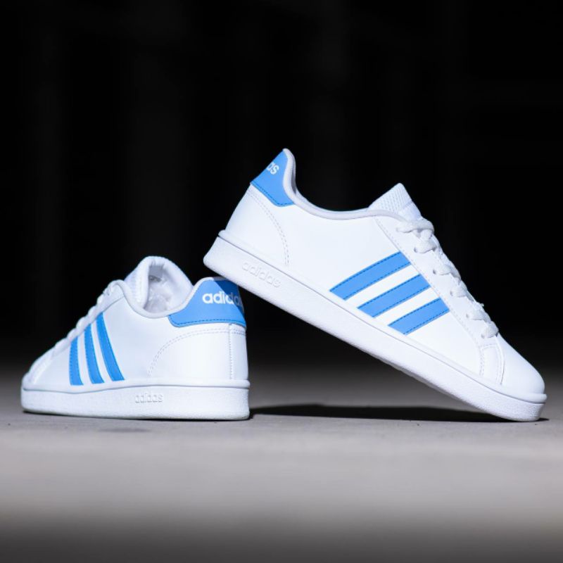 ADIDAS GRAND COURT WHITE BLUE ICE