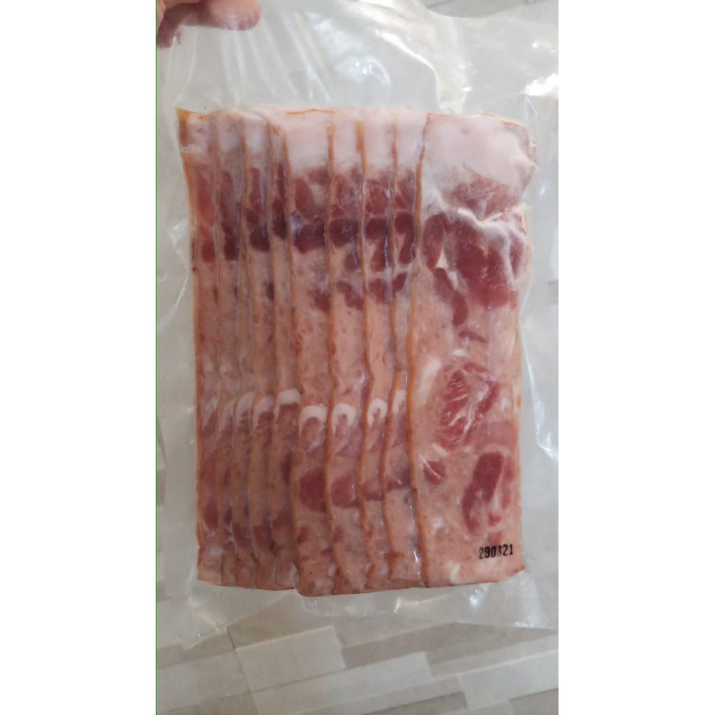 

Bacon babi 500gr / pork bacon