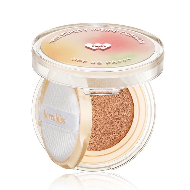 BPOM BNB barenbliss Korean Bloomatte True Beauty Inside Cushion「24H Full Coverage」BB CC Bedak Cushion