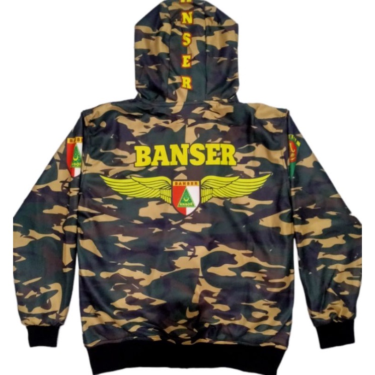 JAKET ANTI AIR DAN SWEATER BANSER SUBLIM/FULLPRINT