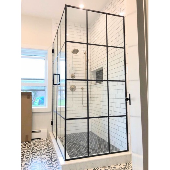 Jual Kaca Shower Partisi Kamar Mandi Shower Screen Curtain Wall