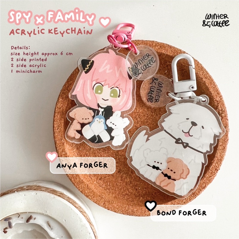 SPY X FAMILY acrylic keychain