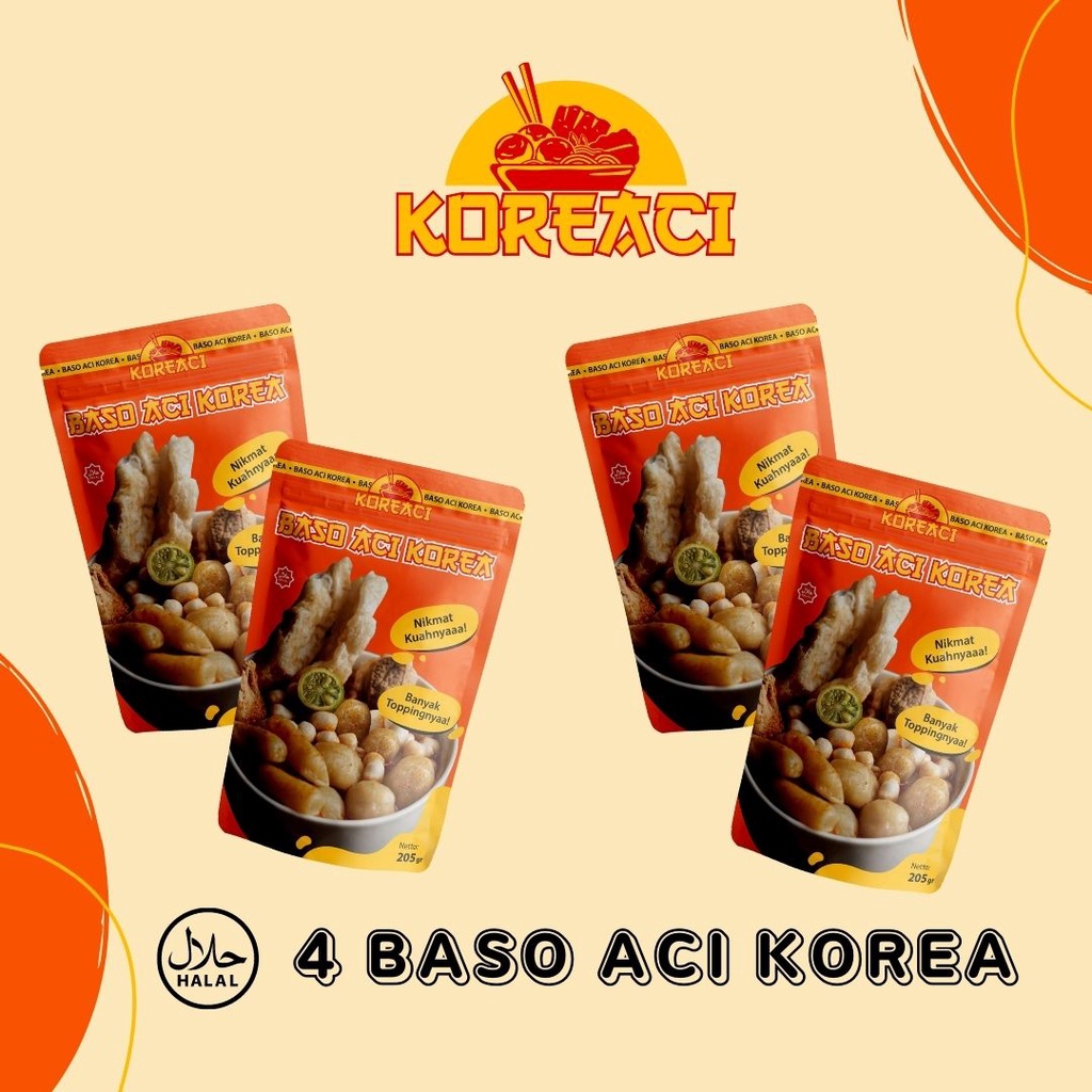 

PROMO BUNDLING KOREACI 4 BASO ACI KOREA HALAL