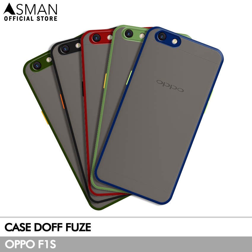 Asman Case Oppo F1s / A59 Doff Fuze Premium Shield Protector