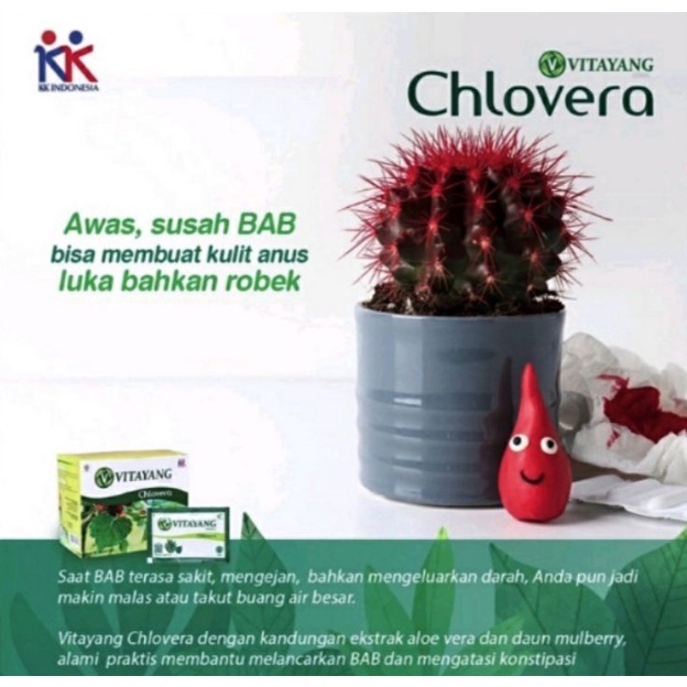 Vitayang Chlovera Herbal Detoksifikasi Serta Melancarkan BAB