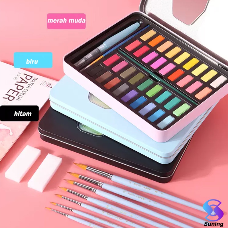 

RB 36/48water coloring pencil for art student Water Color Set - Alat Cat Air Set (Termasuk Kuas dan