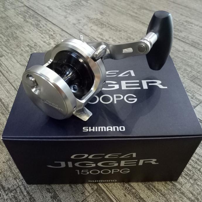 BERKAH PANCING12 Reel Shimano Ocean Jigger 17 1500PG 8+1bb
