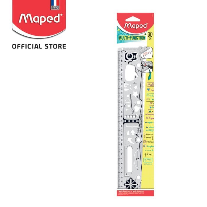 Maped Penggaris Geo Notes Flat 30 cm