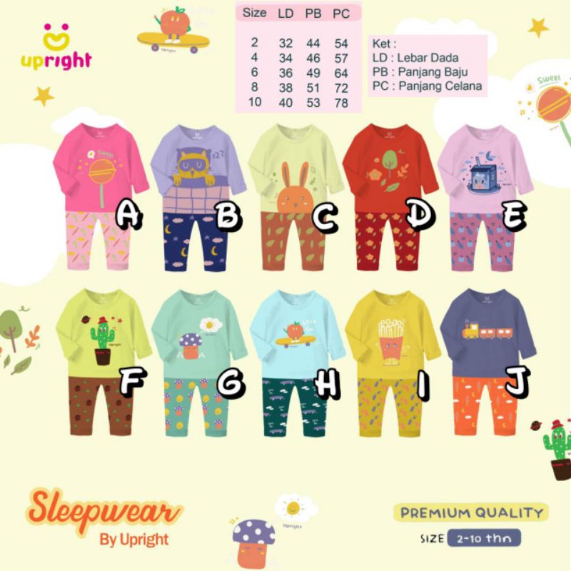SLEEPWEAR UPRIGHT