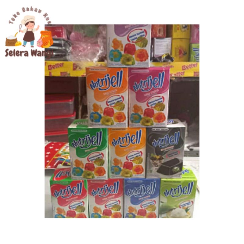 

NUTRIJELL ANEKA RASA SACHET KECIL / Jelly, agar-agar (pcs 10Gr)