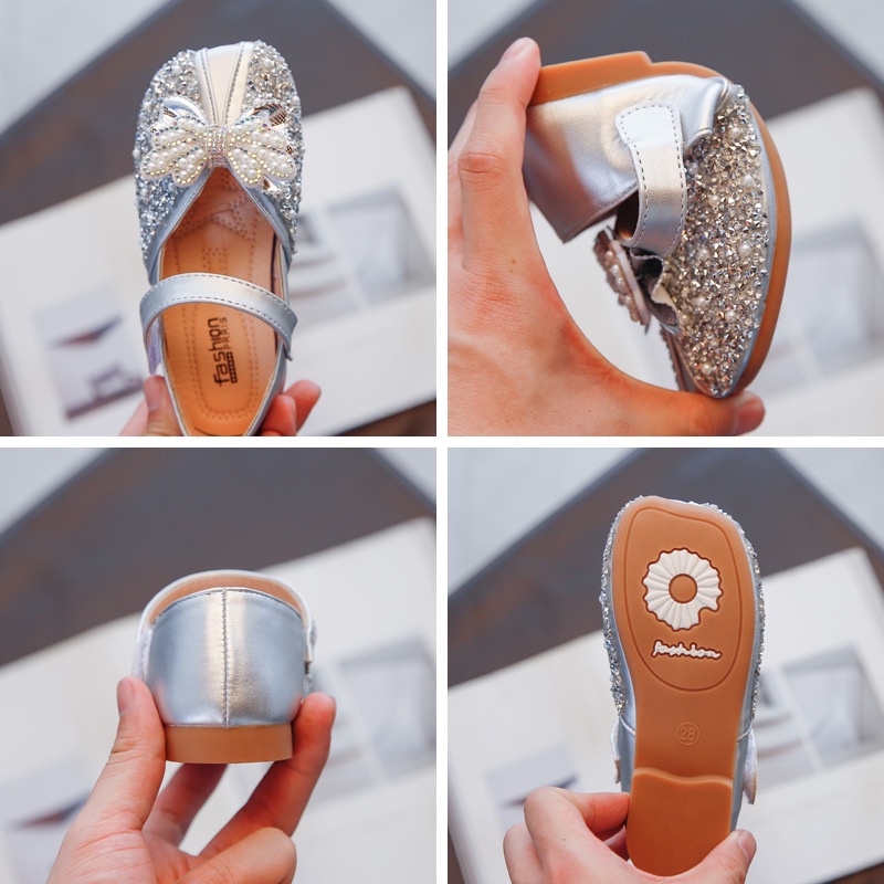 LittleAaron CICI BUTTERFLY 316 flat shoes sepatu anak perempuan import Sport Termurah Sendal Bayi Anak Cewek Cowok