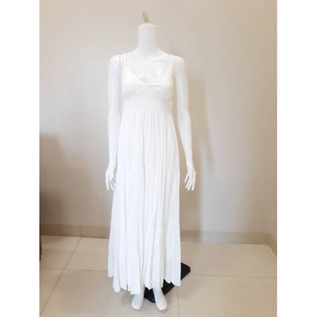 Bohemian white dress A6