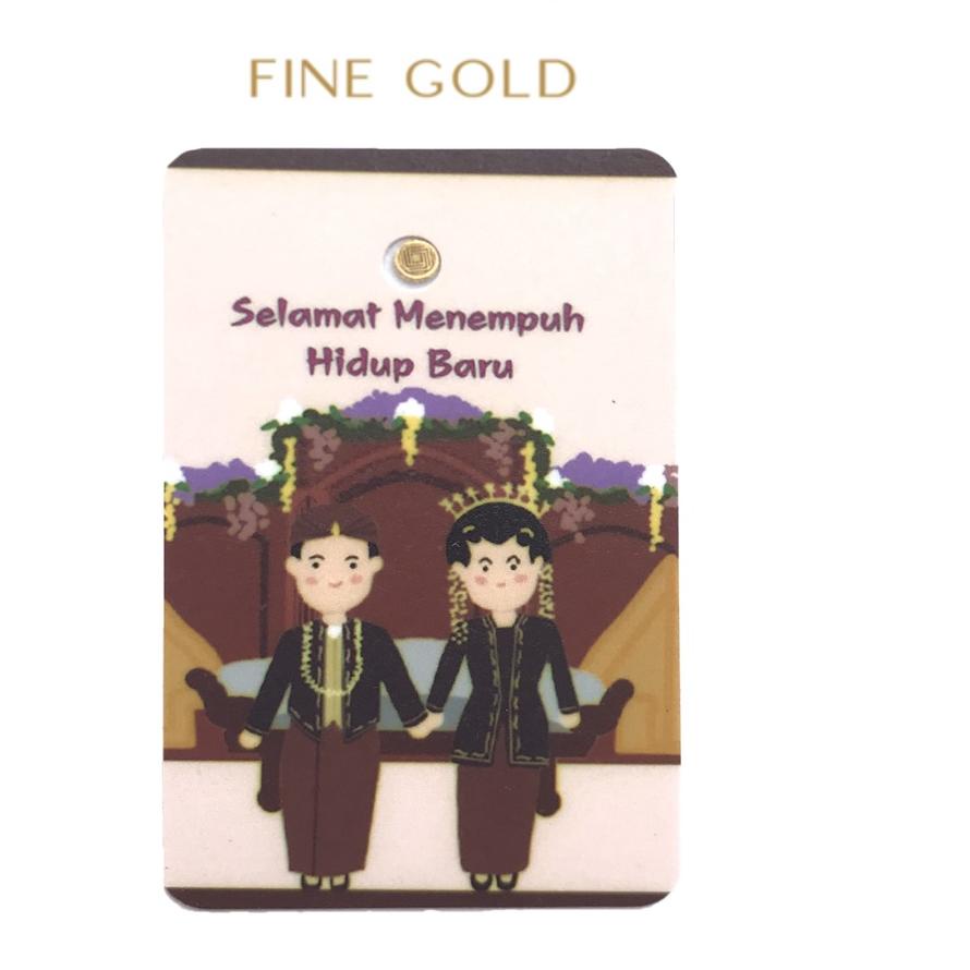 Terbaik Logam Mulia Emasin 0.025 gram Emas Mini by BIG Gold ✔