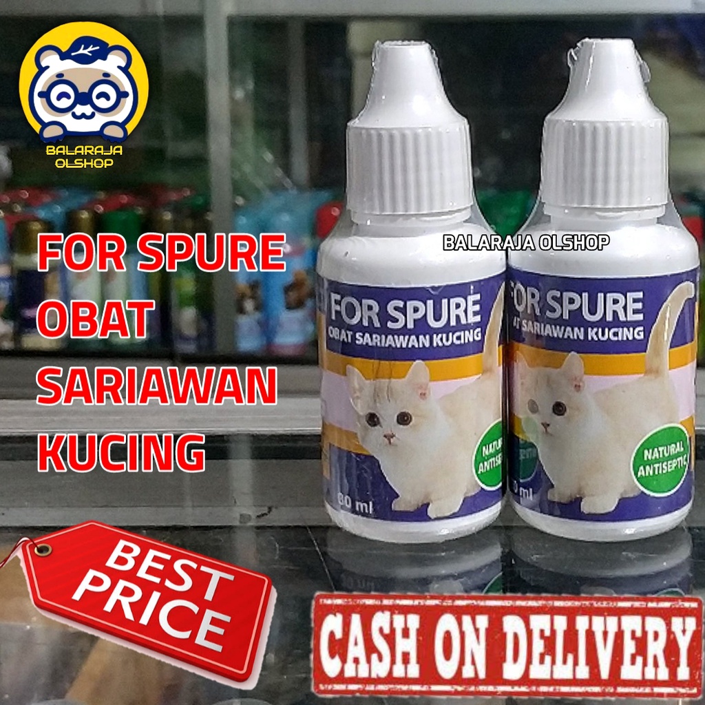 OBAT KUCING SARIAWAN | BAU MULUT | AIR LIUR BERLEBIHAN  NATURAL SEPTIC - FOR SPURE