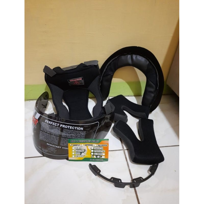 Busa helem kyt R10 plus kaca smoke hitam