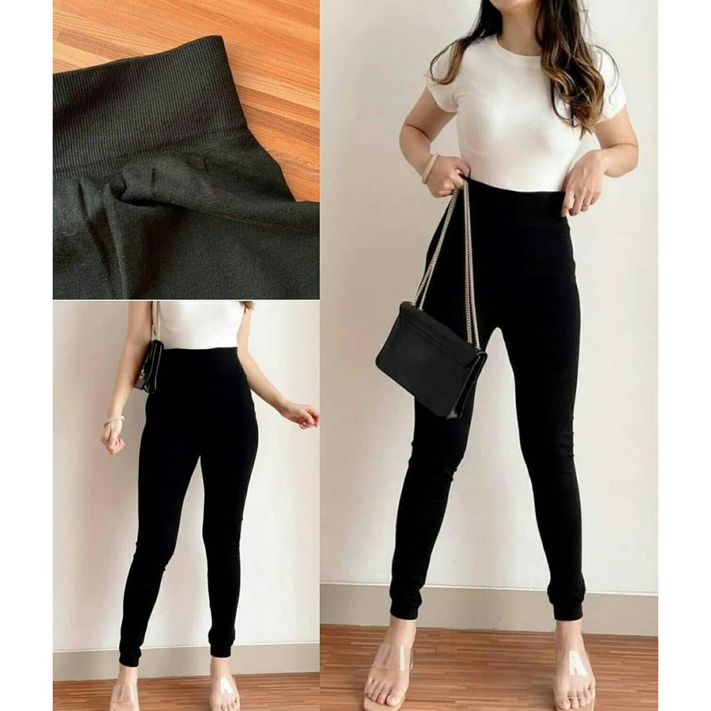 Legging HW Tebal Import Legging Polos Inner Wanita