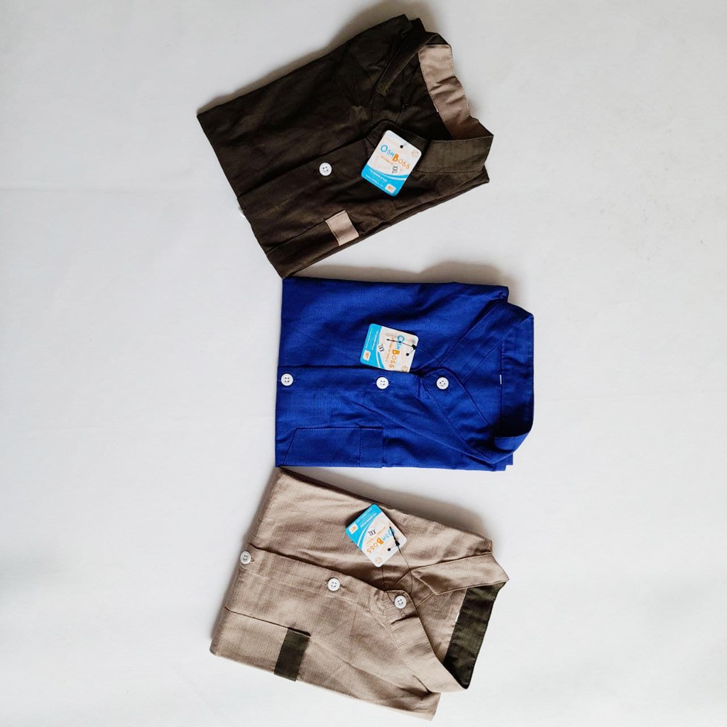 BAJU KOKO ANAK LAKI-LAKI/ KURTA ANAK / BAJU MUSLIM ANAK KAOS 7-8 TAHUN-2