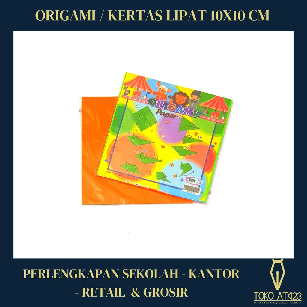 Origami / Kertas Lipat Ukuran 10x10cm Isi 20 Lbr