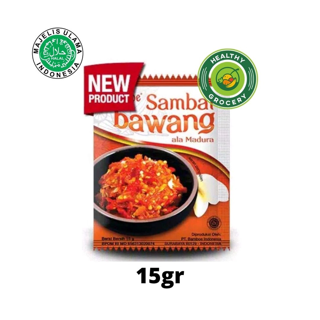 Bamboe Sambal 15gr SAMBEL BAWANG UDANG TERASI IJO