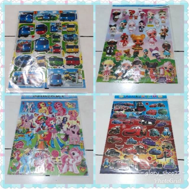 Stiker karakter/stiker anak/stiker lol/stiker murah/stiker kartun