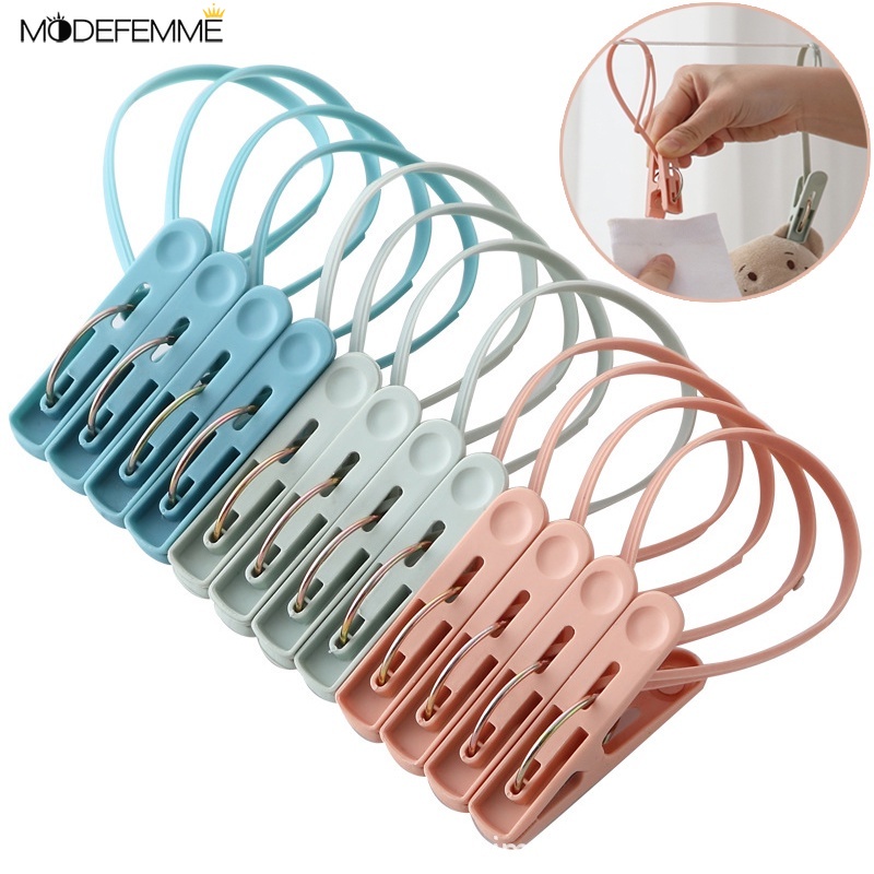 Multipurpose Towel Clothing Hanging Clips with Hooks/Mini Clothespins  Pegs Holders/Useful Clothes Clamps Hanger hooks for Household