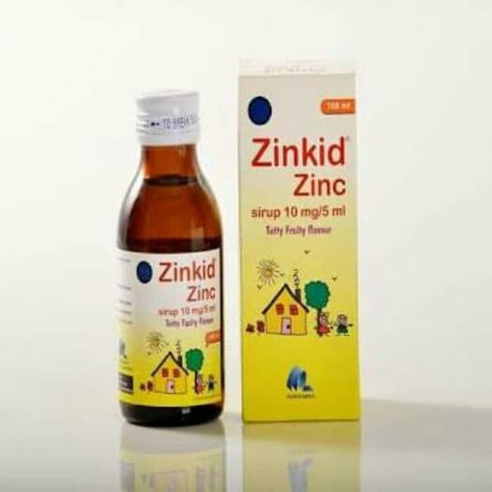 ZINKID ZINC SIRUP 100 ML / Pelengkap Obat Diare Anak