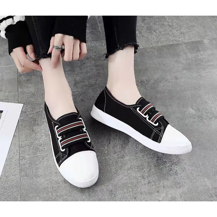 Free BOX Sandal Wanita Import Sandal Flat Shoes Slip On Wanita Import model Sling Back terbaru kekinian termurah NSC-66