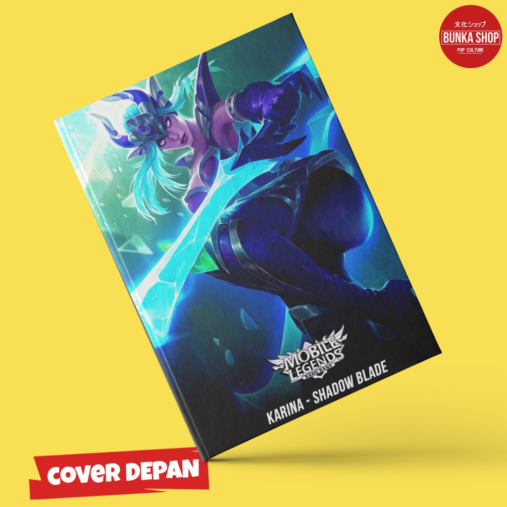 

Note Book Game Mobile Legends Karina Shadow Blade Hardcover A5 Buku Catatan Buku Tulis Murah Jurnal Agenda Planner