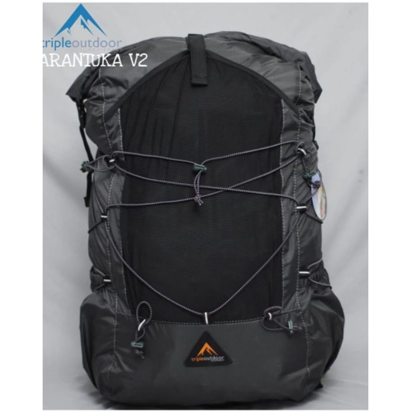 Backpack Ultralight tas gunung ringan merk triple outdoor type Larantuka V2  model terbaru gen 3