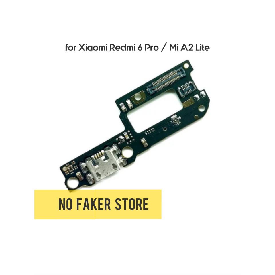 Flexible Konektor Charger Xiaomi Redmi 6 Pro | Papan Cas MiA2 Lite / Mi A2 Lite