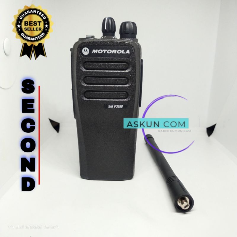 HT Motorola XIR P3688 VHF 136-174 MHz Second+charger