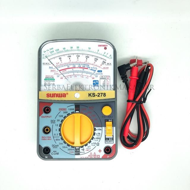 Multi Tester Avometer Multimeter Analog Sunwa KS-278