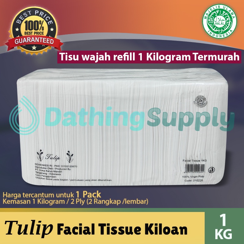 Tissue Nice Facial 900 Gram / Tisu Wajah 900gr Refill Kiloan / Tissu Muka Halus Harga Promo-5