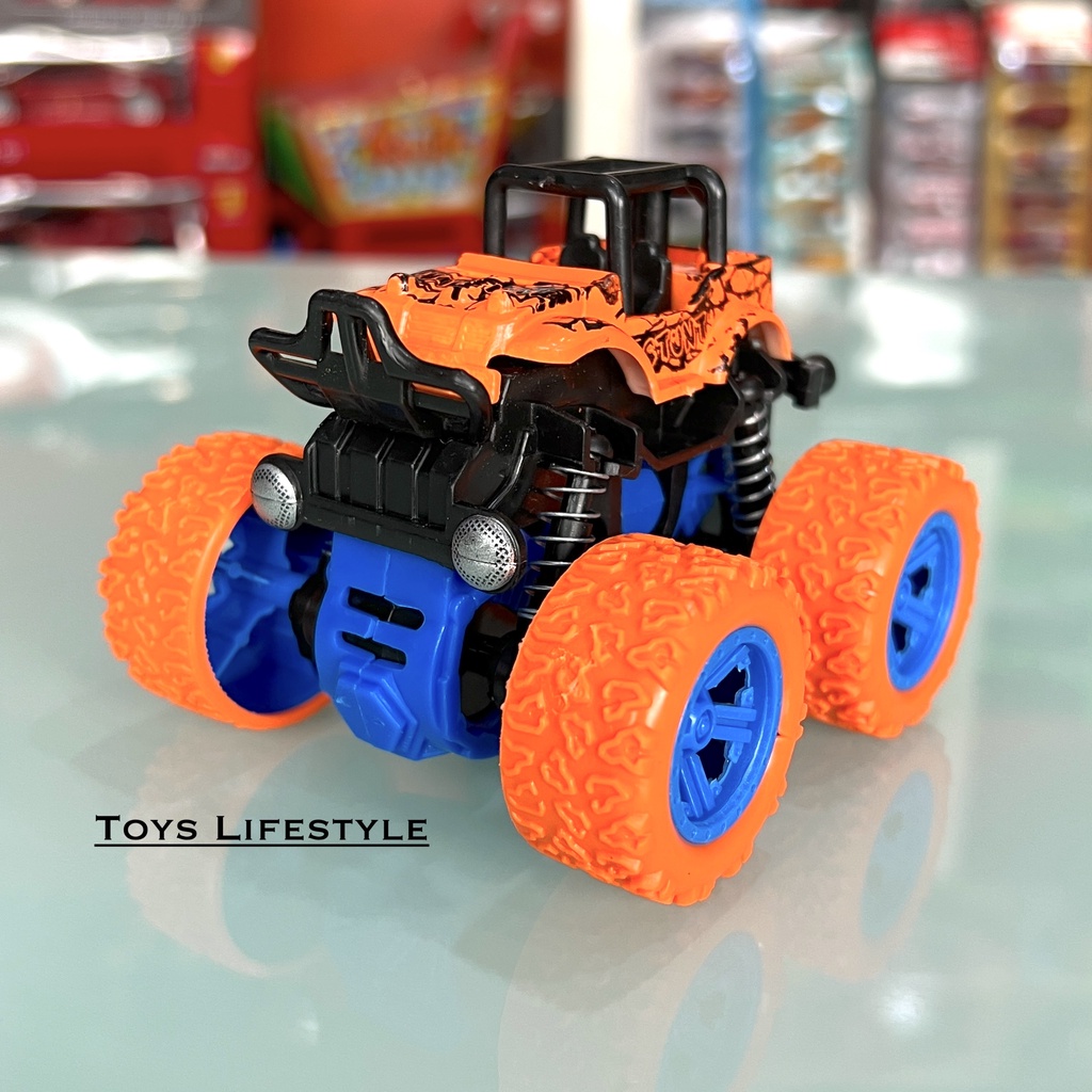 Mainan Anak Mobil Jungkir Balik Big Wheel Monster Zap Stunt Car Lucu