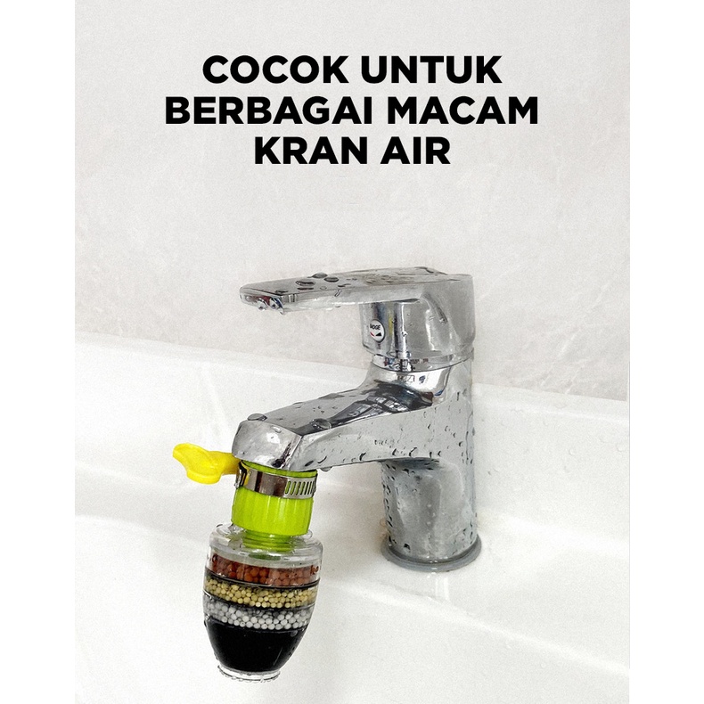 SARINGAN AIR KRAN 4 BATU SUSUN 6X PENYARING FILTER SUPER MURAH / FILTER AIR / FILTER KRAN AIR