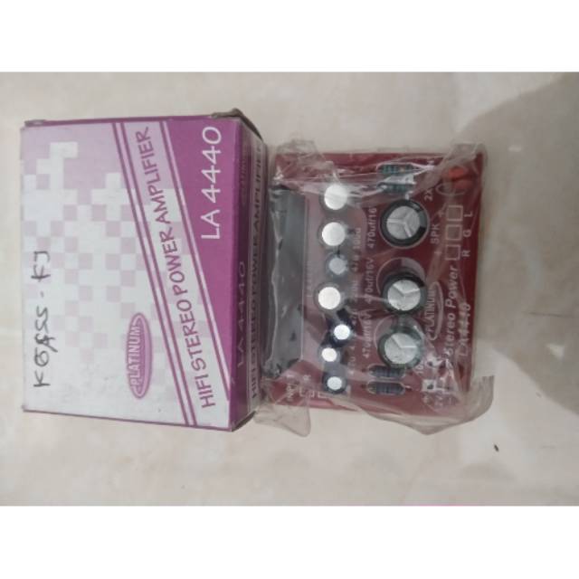 Kit stereo power amplifier LA 4440