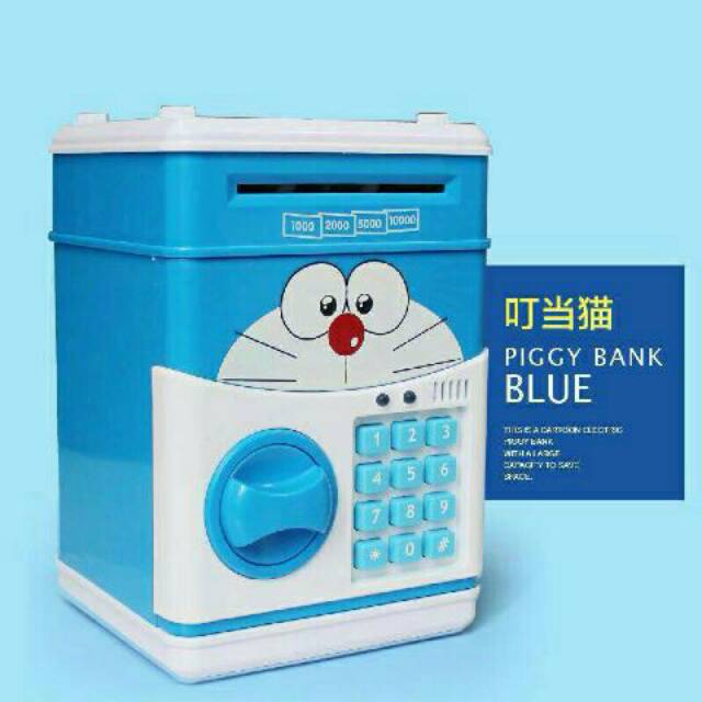 B9888 mainan anak Celengan ATM Deposito Box Karakter / Bank Brankas Mainan Anak / celengan anak